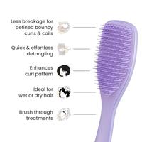 Tangle Teezer Ultimate Detangler Naturally Curly Purple Passion 1 St - thumbnail