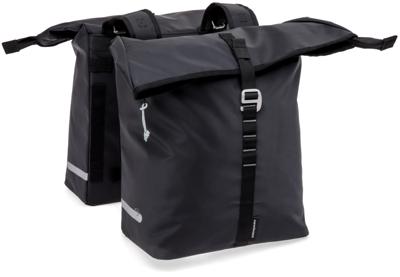 Dubbele fietstas New Looxs Cantos Bag Double - 36 liter - 30 x 16 x 36 cm (2x) - Black Dubbele fietstas New Looxs Cantos Bag Double - 36 liter - 30 x 16 x 36 cm (2x) - Black