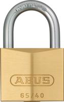 Abus hangslot 65/40mm goud sleutelslot 5cm - thumbnail
