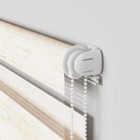 Zebra rolgordijn 105x100 cm stofbreedte 100,9 cm marmerbeige - thumbnail