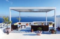 Fonteyn | Lamellen Overkapping Milano | 600 x 400 x 250 cm | Wit - thumbnail