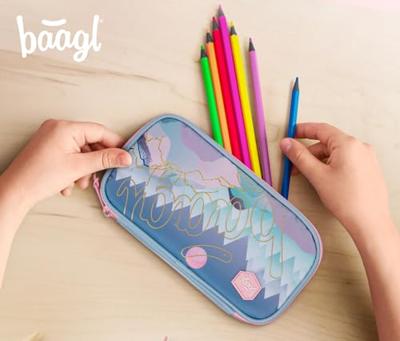 Baagl School etui Moon 1-rits Baagl School etui Moon 1-rits