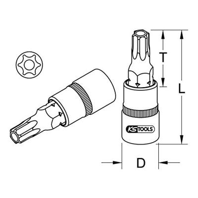 KS Tools 9181467 9181467 Verwisselbare kop