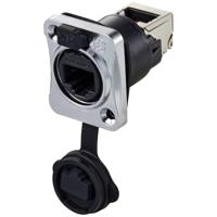TRU COMPONENTS Inbouwbus, haaks TC-12770432 Invoerhulp voor RJ45 1 stuk(s) - thumbnail