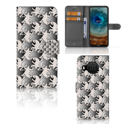 Nokia X10 | Nokia X20 | Telefoonhoesje | Met pasjeshouder | Salamander Grey Nokia X10 | Nokia X20 | Telefoonhoesje | Met pasjeshouder | Salamander Grey