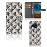 Nokia X10 | Nokia X20 | Telefoonhoesje | Met pasjeshouder | Salamander Grey - thumbnail