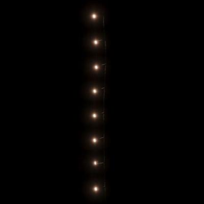 VidaXL Lichtsnoer met 400 led&apos;s met 8 lichteffecten 40 m warmwit