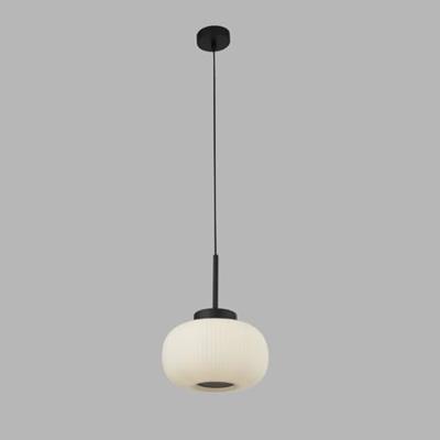 Searchlight Glazen hanglampLumina Ø 24cm - 10272-1BK