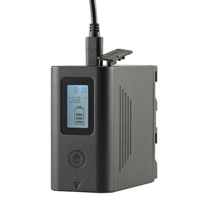 Jupio ProLine NP-F970 LCD (Micro USB + Type C input / USB 5V 10050mAh