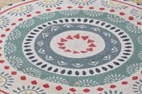 Tapijt DKD Home Decor Bruin Multicolour (200 x 200 x 0,75 cm) - thumbnail