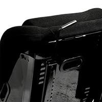 Sportstoel 'MO' - Zwart - Vaste polyester rugleuning SS77Z - thumbnail