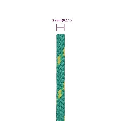 Boottouw 3 mm 25 m polypropyleen groen