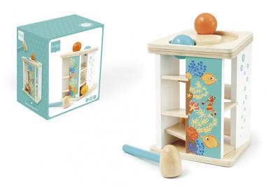 Scratch toc toc toren zeedieren blauw