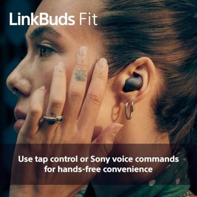 Sony LinkBuds Fit - Draadloze Noise Cancelling oordopjes - de hele dag comfortabel, Hi-Res audio, omgevingsgeluidmodus, 21 uur batterijduur, multipoint-verbinding, werkt met iOS en Android - Violet