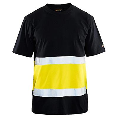 Blåkläder T-Shirt High-Vis 33871030 | Zwart/High-Vis Geel | Maat XXL - 7330509524442