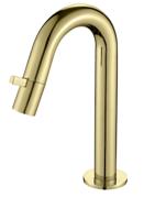 Best Design Toiletkraan Nancy 1-draaiknop Gebogen 21 cm Mat Goud - thumbnail