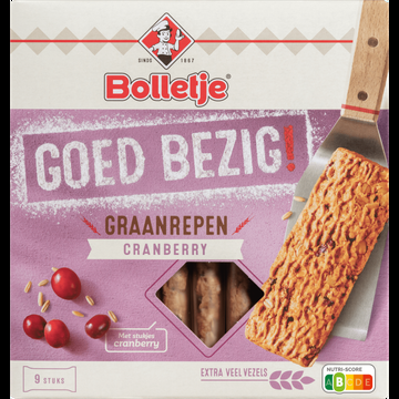 Bolletje Goed Bezig! Cranberry 9 Stuks 210 g bij Jumbo Bolletje Goed Bezig! Cranberry 9 Stuks 210 g bij Jumbo