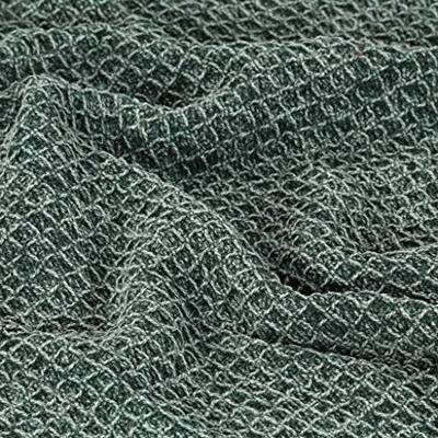 VidaXL Plaid 160x210 cm katoen donkergroen - thumbnail