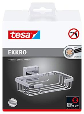 tesa ekkro 40241-00000-00 Zeepbakje Chroom (glanzend) tesa ekkro 40241-00000-00 Zeepbakje Chroom (glanzend)