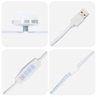 VidaXL Schmink spiegel rechthoekig grijs sonoma 60 x 45 x 18 cm - thumbnail