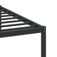 Bedframe zonder matras bewerkt hout bruin eikenkleur 183x203 cm - thumbnail
