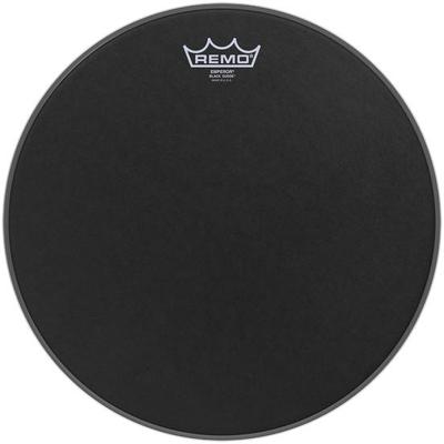 Remo BE-0812-ES Emperor Black Suede 12 inch tomvel