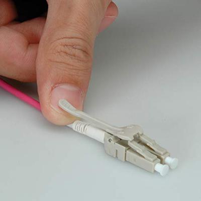 ROLINE glasvezelkabel 50/125µm OM4, LC/LC, Low-Loss connector, violet, 10 m