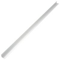 5 st Terras hoekplinten 170 cm aluminium zilverkleurig - thumbnail