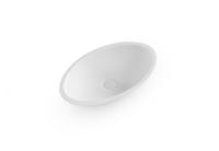 SSI Design Biella Solid Surface Waskom Ovaal 59x35x7.5cm - thumbnail