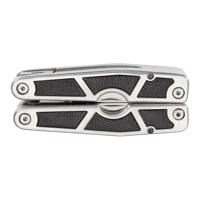 Herbertz multitool 17,9 cm staal zilver/zwart 3-delig - thumbnail