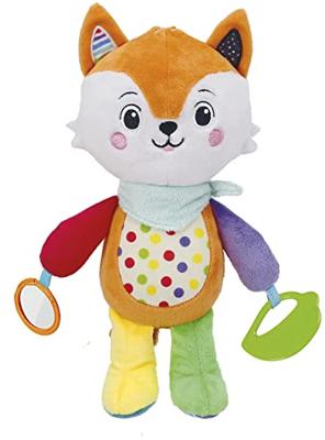Clementoni Baby - happy fox - knuffel vos - interactieve knuffel - extra zacht
