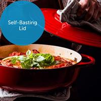 BK Bourgogne lage braadpan 28 cm chili red - thumbnail