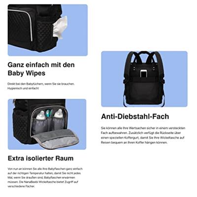 Mimmti NanaBeebi Luiertas zwart