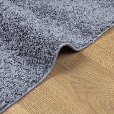 VidaXL Vloerkleed pamplona shaggy hoogpolig modern 240x240 cm blauw