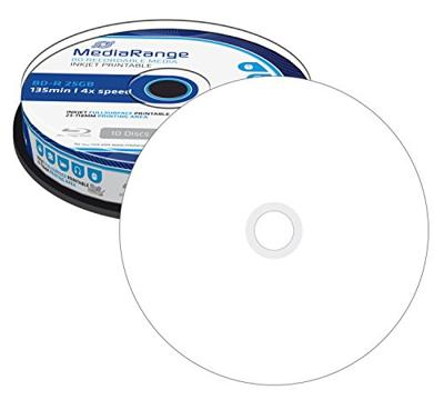 MediaRange MR496 Lees/schrijf blu-ray disc BD-R 25 GB 10 stuk(s)