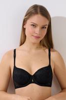 Zwarte voorgevormde beugel bh Lisca Opal F - H - thumbnail