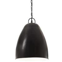 Hanglamp industrieel rond 25 W E27 32 cm gitzwart - thumbnail