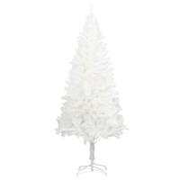 VidaXL Kunstkerstboom met levensechte naalden 120 cm wit - thumbnail