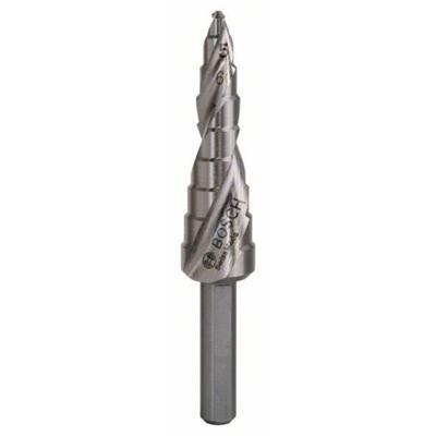 Bosch Accessories 323227 HSS Getrapte boor Gezamenlijke lengte 66.5 mm 3 vlakken schacht 9 stuk(s)