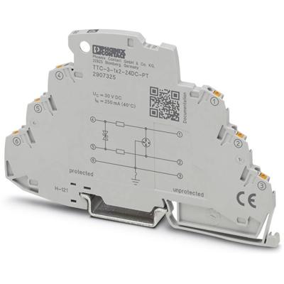 Phoenix Contact 2907325 TTC-3-1X2-24DC-PT Overspanningsveilige afleider 1 stuk(s) Phoenix Contact 2907325 TTC-3-1X2-24DC-PT Overspanningsveilige afleider 1 stuk(s)