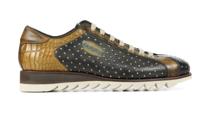 Harris Heren Sneakers in Leder (Groen) - thumbnail