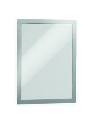 Durable Magneetkader | DIN A4 zilver | magneethoudend | 2 stuks in zak - 498523 498523