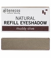 Benecos Natural Refill Oogschaduw Muddy Olive - thumbnail