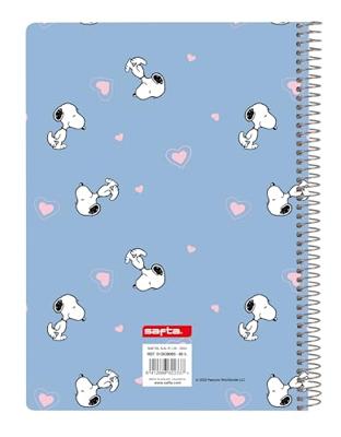 Notitieboekje Snoopy A5 80 Lakens