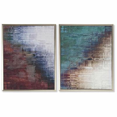 Schilderij DKD Home Decor Abstract (43 x 2,5 x 53 cm) (2 Stuks)