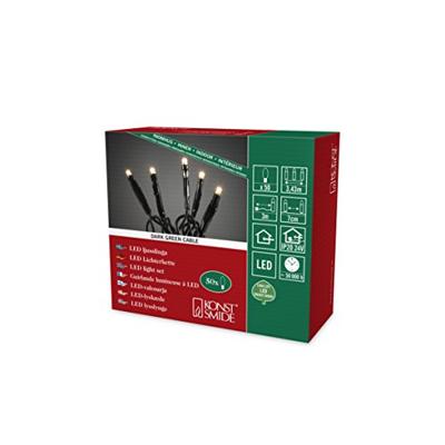 Konstsmide 6353-120 Micro-lichtketting Binnen Energielabel: G (A - G) werkt op het lichtnet Aantal lampen 50 LED Warmwit Verlichte lengte: 3.43 m Konstsmide 6353-120 Micro-lichtketting Binnen Energielabel: G (A - G) werkt op het lichtnet Aantal lampen 50 LED Warmwit Verlichte lengte: 3.43 m
