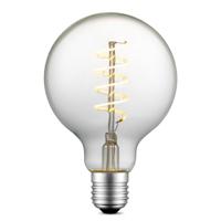 Edison Vintage LED lamp E27 LED filament lichtbron, Spiraal Globe G95, 9.5/9.5/13.5cm, Helder, Retro LED lamp Dimbaar, 4W 280lm 3000K, warm wit licht, geschikt voor E27 fitting - thumbnail