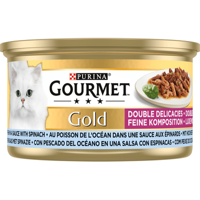 Gourmet Gold Luxe Mix Kattenvoer nat met Zeevis bij Jumbo - thumbnail