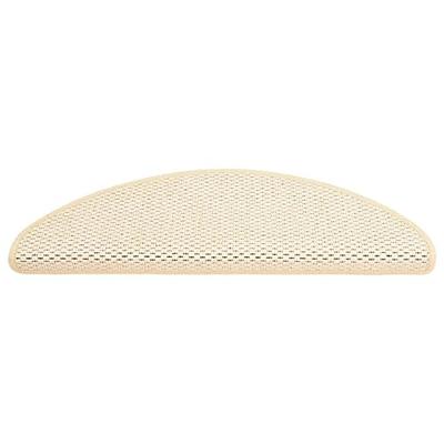 VidaXL Trapmatten zelfklevend 15 st sisal-look 65x21x4 cm berber