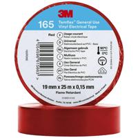 3M Temflex™ 165 165RD6E Isolatietape Temflex 165 Rood (l x b) 25 m x 19 mm 1 stuk(s) - thumbnail